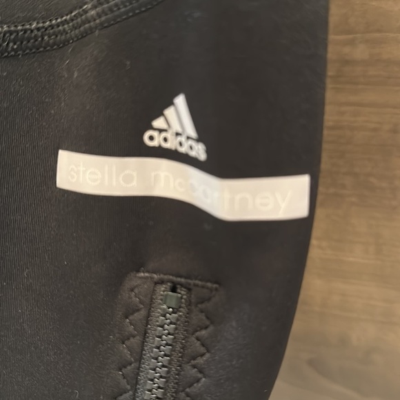 NWOT Stella McCartney x ADIDAS black leggings Size S - Picture 3 of 6